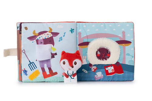 LILLIPUTIENS Activation book with mini-puppet Doctor Alice the fox 12 m+