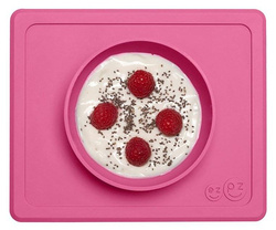 EZPZ Silikonowa miseczka z podkładką 2w1 Mini Bowl różowy
