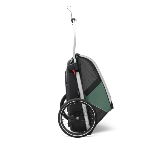 Bicycle trailer for a dog - Thule Bexey M up to 35 kg - Haze green