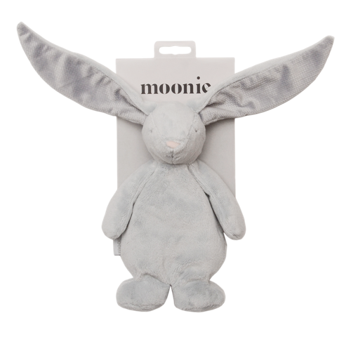 MOONIE - sensory bunny with a lamp, silver