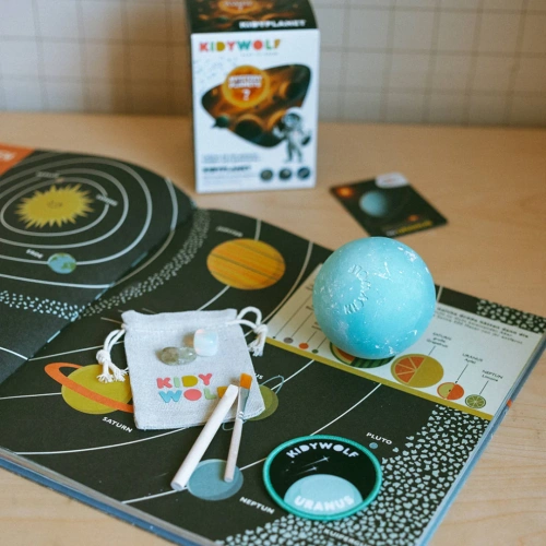Kidywolf - KIDYPLANET Mysterious Planet – semi-precious stone discovery kit