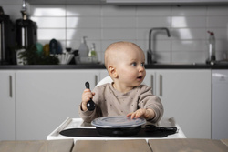 Herobility - Eco Baby Plate - Black
