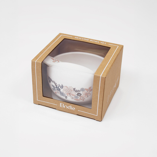 Elodie Details - Silicone Bowl Set - Blue Garden