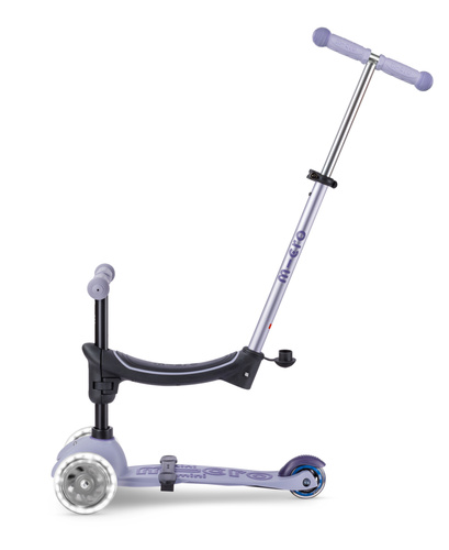 MICRO - Mini2Grow Deluxe LED scooter with handlebar, lavender mist