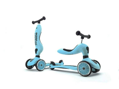 SCOOTANDRIDE - Highwaykick 2in1 Ride and scooter 1-5 years Blueberry