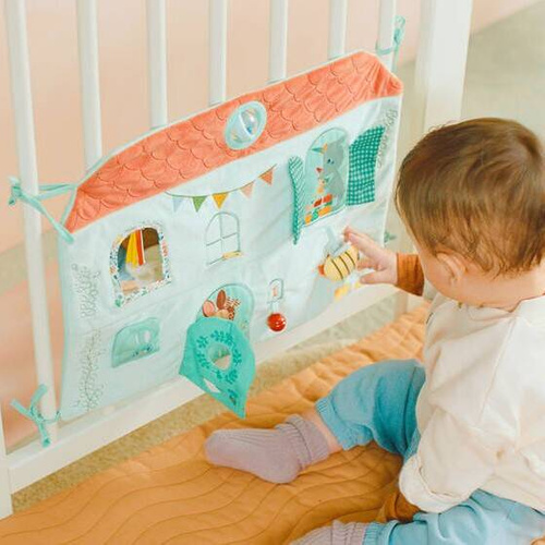 LILLIPUTIENS Soft activity board for play Stella the Deer and Joe the Dragon House 3 m+