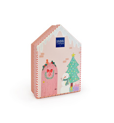 DOUDOU - Christmas pixy plush with house, Doudou et Compagnie, 27 cm, Farceur Cannelle