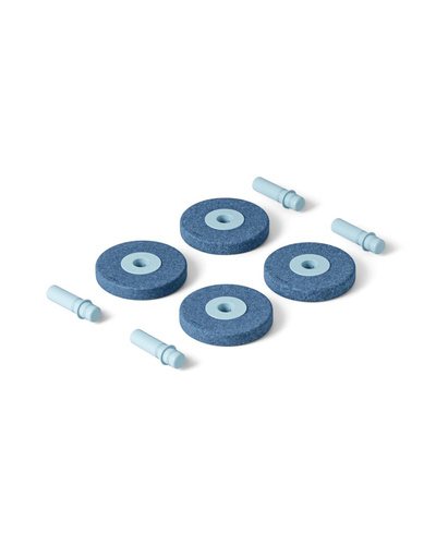 MODU - 4 x foam wheels, deep blue