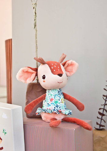 LILLIPUTIENS - Cuddly plush Stella the fawn in gift box ECO 3m+