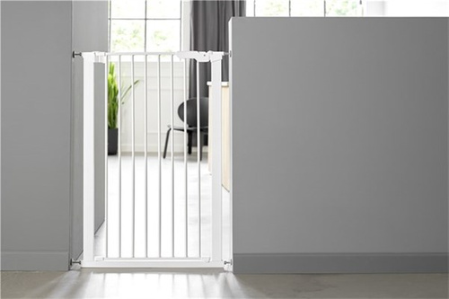 DogSpace - Bonnie Extra Tall Pressure Fitted Dog Gate, White (73.5-79.6cm)
