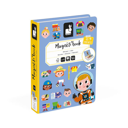 Magnetyczna układanka Zawody Magnetibook, Janod