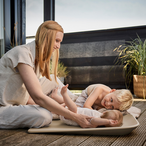 LEANDER - MATTY™ Mini changing mat, cappuccino