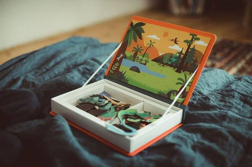 Janod - Magnetic Puzzle Dinosaurs Magnetibook