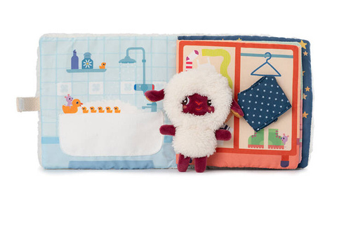 LILLIPUTIENS Activation book with a mini cuddly toy Goodnight Sheep Yvon 12 m+