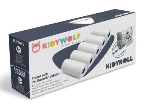 Kidywolf - Kidyprint Camera paper, black & white