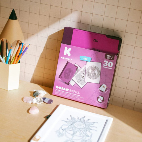 KIDYWOLF - refill set for K-DRAW-PAD 10+, Zen