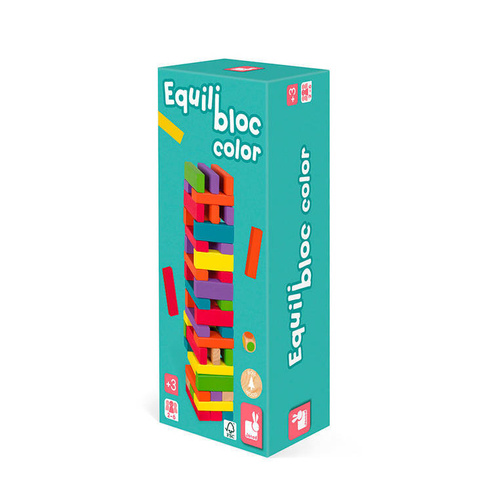 Janod - Game Jenga with Equilibloc colors