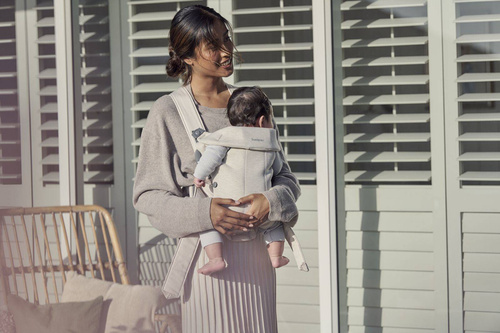BABYBJÖRN - Baby Carrier MINI 3D Jersey, Light beige