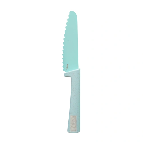 SKÅGFÄ - KLYV Classic Knife for Kids, aqua