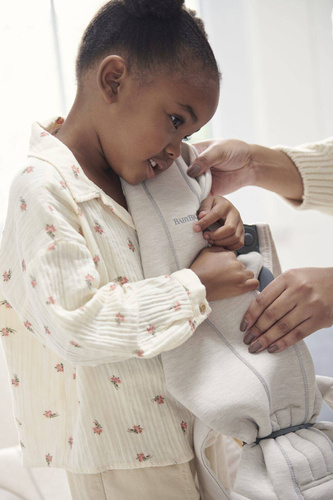 BABYBJÖRN - Baby Carrier MINI 3D Jersey, Light beige