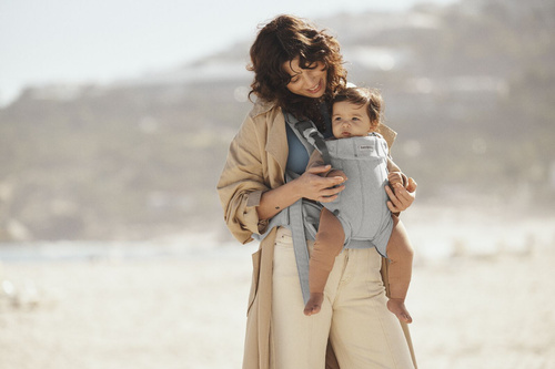 BABYBJORN - Baby Carrier Harmony, Woven, Light grey mélange
