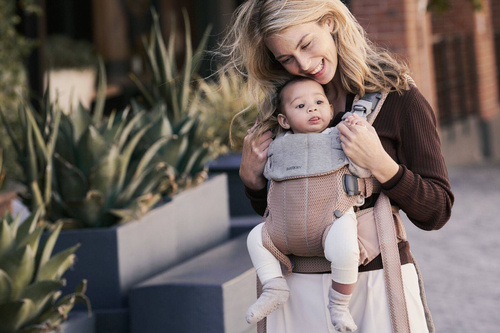 BABYBJORN - Baby Carrier Harmony 3D Mesh, Dusty pink