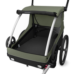 THULE Courier - bike trailer - double, vintage green