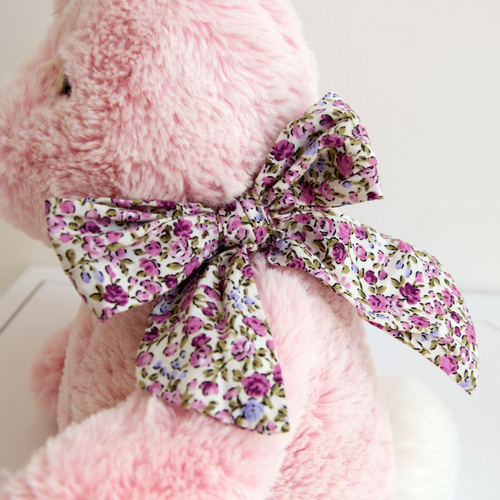 DOUDOU – plush rabbit Histoire d'Ours, 40 cm, pink