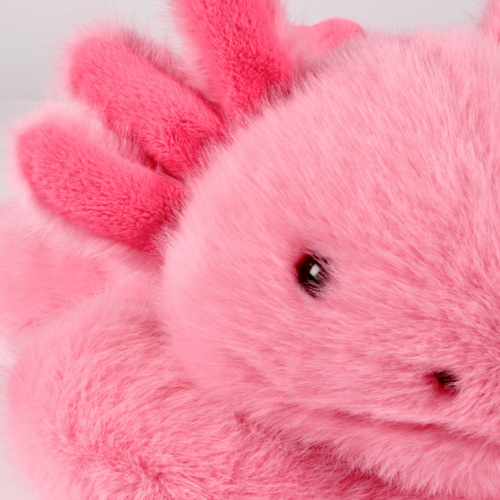 DOUDOU – Histoire d'Ours weighted plush axolotl, 50 cm, neon pink