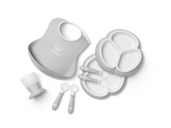 BABYBJORN - Dinnerware Set, 8 pcs - Grey