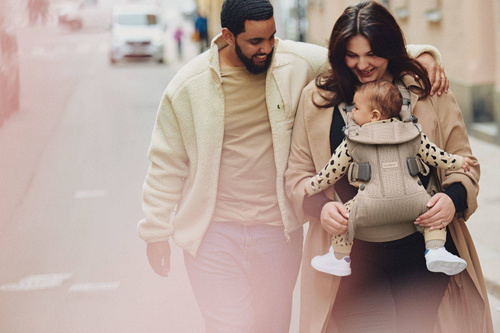 BABYBJÖRN - Baby Carrier ONE AIR 3D MESH, Grey Beige