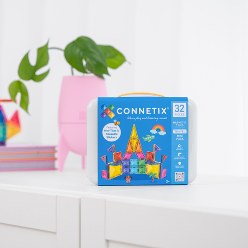 CONNETIX – Magnetic Tiles Travel Mini Pack – 32 pieces