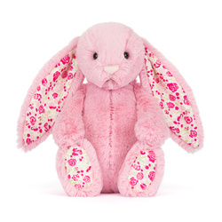 Jellycat – LUX Pink Bunny with Floral Ears 31 cm