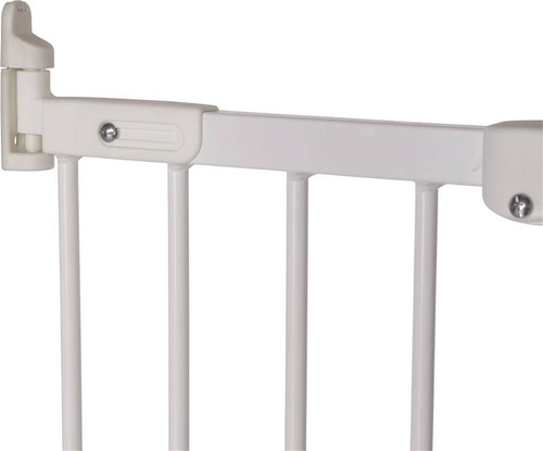 BabyDan Safety Gate FlexiFit, metal, white