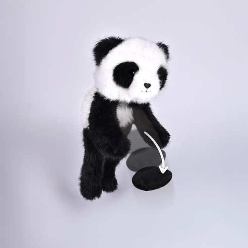 DOUDOU - magnetic plush Podcoll Panda, Histoire d'Ours, 30 cm, black and white
