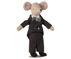 MAILEG - a pair of wedding mice in a box, Mom and Dad