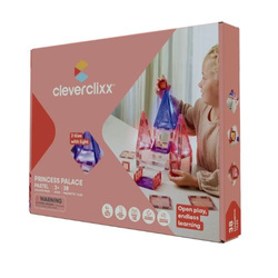CLEVERCLIXX – Princess Palace Pack magnetic building blocks – 38 pieces
