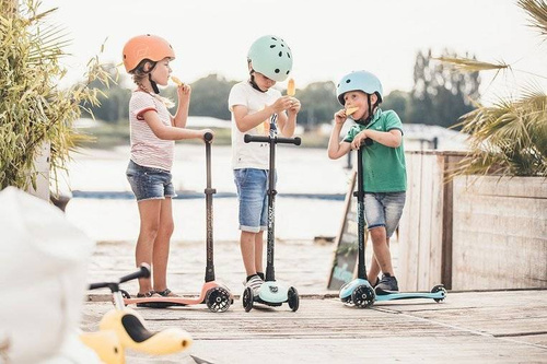 SCOOTANDRIDE - S-M helmet for children 3+ Blueberry