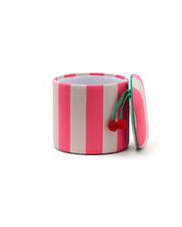 Kid's Concept - pouffe cylinder with storage, pink