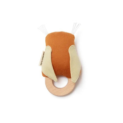 Kid's Concept -  EDVIN Rattle owl, rust