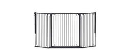 Baby Dan - Carl Wide outdoor safety gate, black