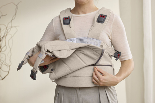 BABYBJORN - Baby Carrier Harmony, Woven, Light Beige mélange