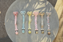 ELODIE DETAILS - silicone pacifier 3m+, Lemon Sprinkles
