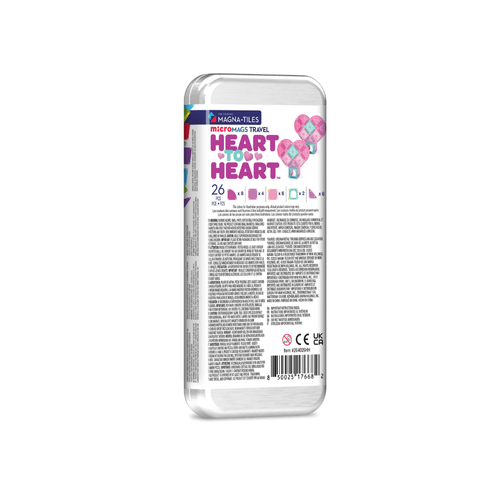 MAGNA-TILES - magnetic blocks Travel microMAGS Heart to Heart 26 pcs.