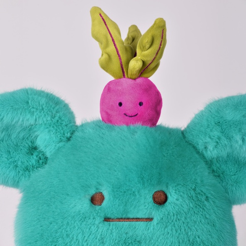 DOUDOU - MIAM! Billie Radish, 60 cm, blue radish