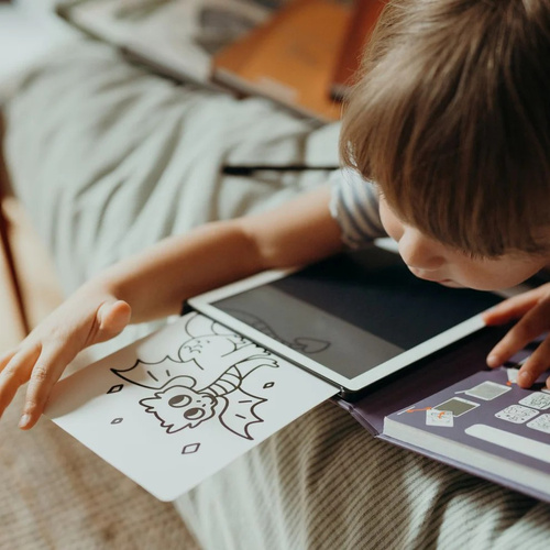Kidywolf – illuminated drawing tablet KIDYDRAW MINI, Once upon a time
