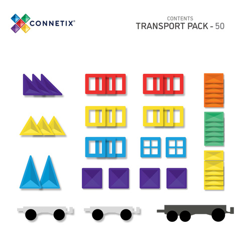 CONNETIX - Rainbow Transport Pack 50 pc