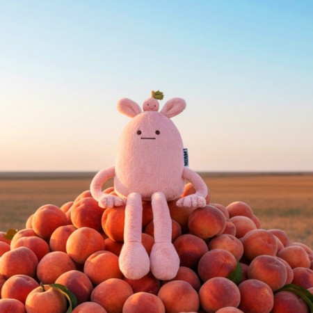 DOUDOU - MIAM! Taylor Peach, 40 cm, pink peach