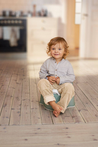 BABYBJÖRN - Potty Chair - Deep Green/White