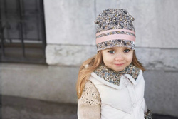 Elodie Details - Winter Beanie - Blue Garden- 1-2 years